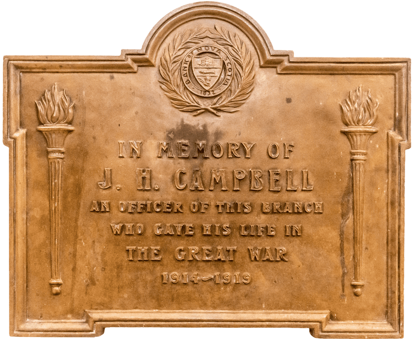 Plaque représentant  John Henry Campbell